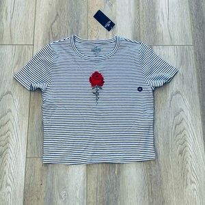 Hollister Rose Crop Top XS NWT